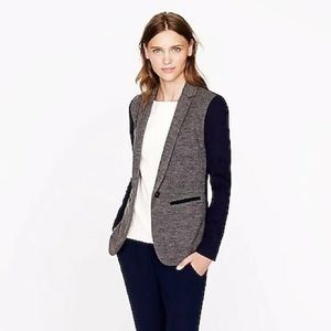 J. CREW Blazer Cotton/Wool Blend